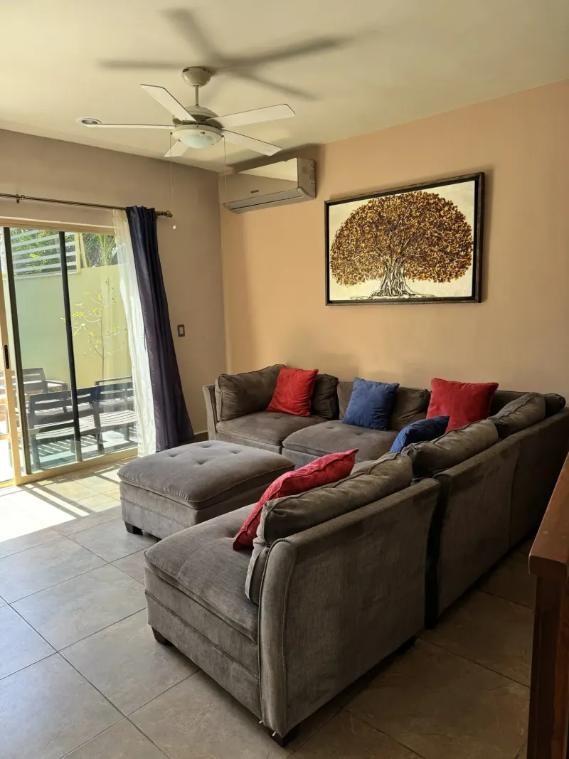 Shared living room at Zamá.