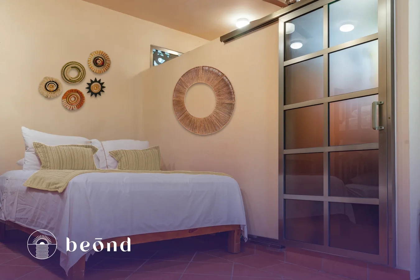 Guest bedroom at Beond.