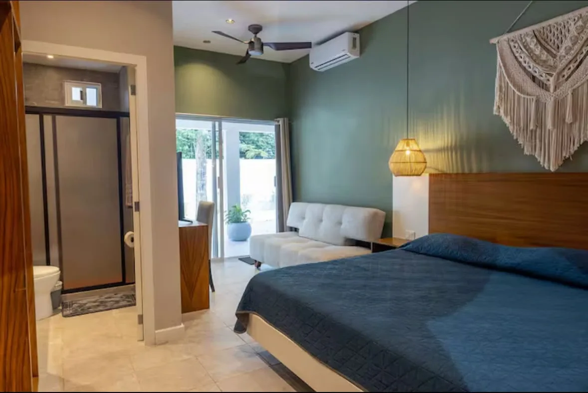 Private bedroom at Azure Cove.