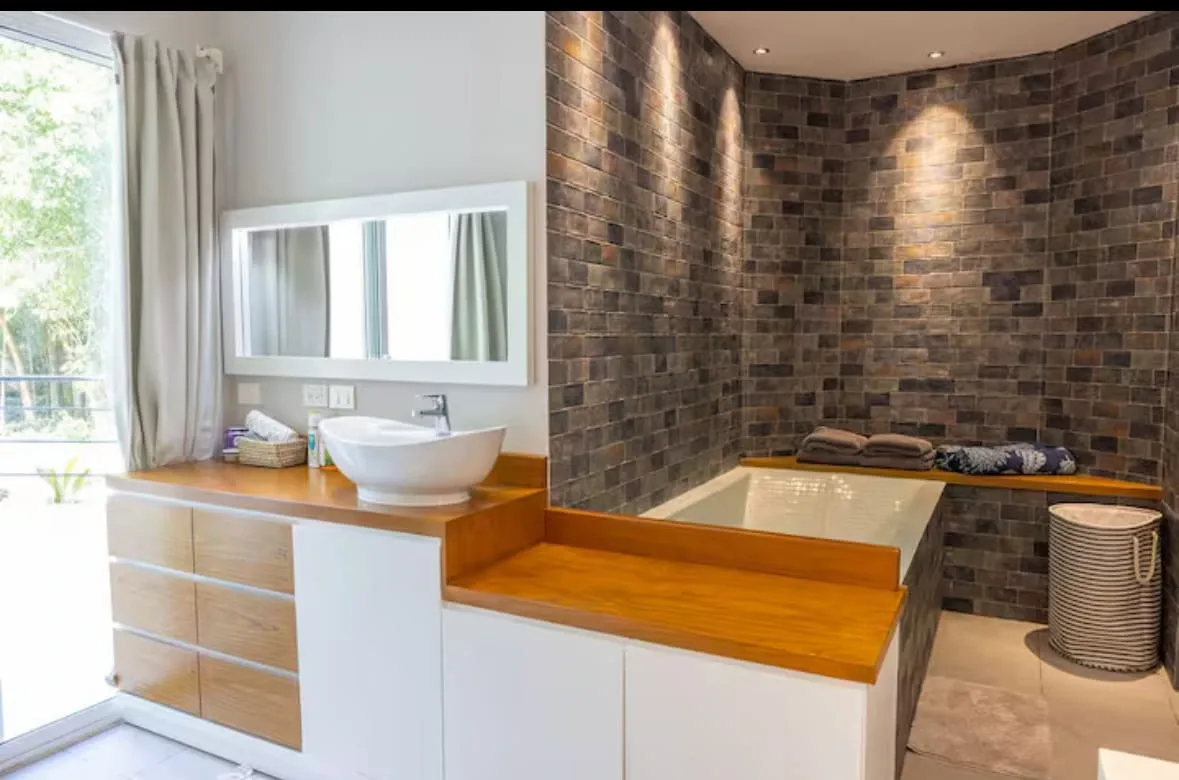 Bathroom at Azure Cove.