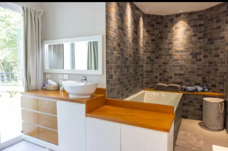 Bathroom at Azure Cove.