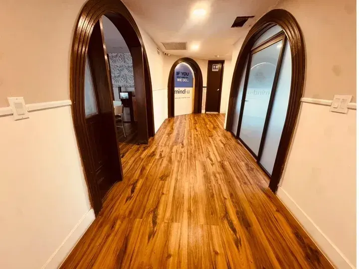 Interior hallway at Mind-U