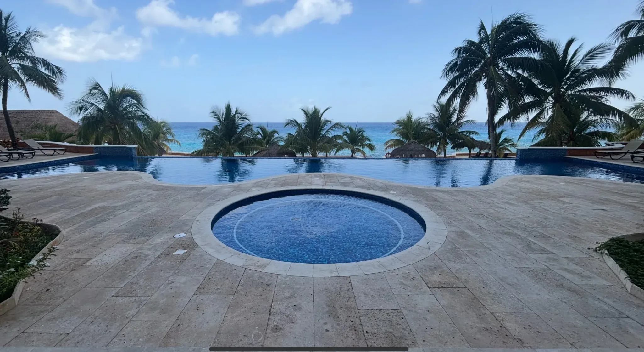 Pool and ocean view at IWI Reserve.