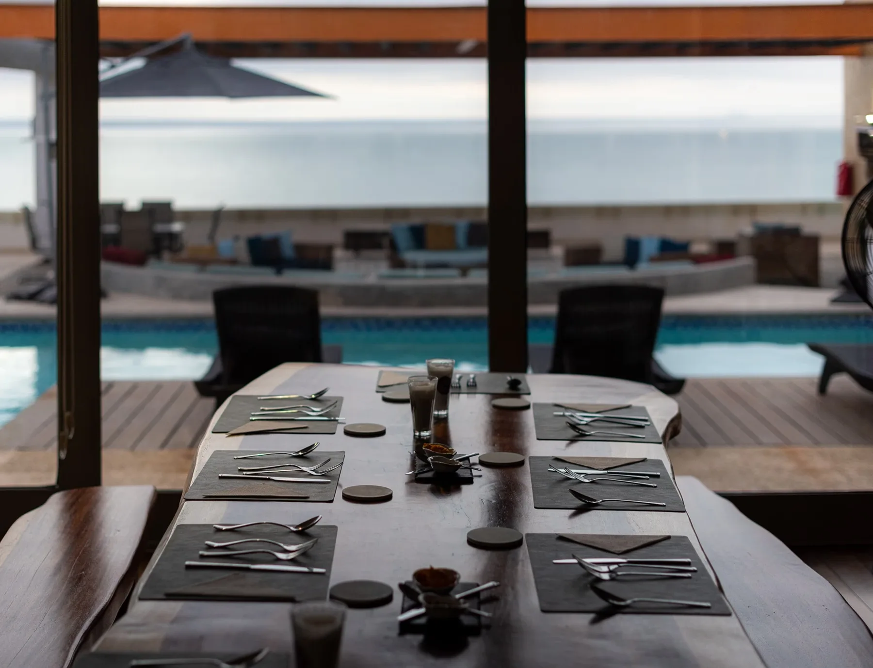 Dining space shown for the Ambio Mexico residential programs.